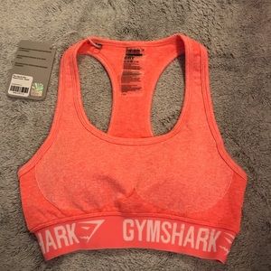 NWT Gymshark Flex Sports Bra - Peach Coral
